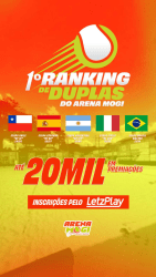 Etapa 1 - Ranking Arena Mogi Beach Tennis (Homenagem BT 10 Chile)