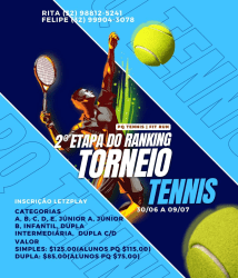 TORNEIO DE TÊNIS PQ/FITRUN (2ª Etapa) - Categoria Dupla C/D