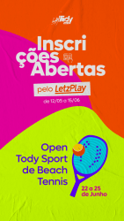 OPEN TODYSPORT DE BEACH TENNIS - MASCULINO C