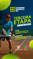 3 etapa circuito tubaronense de tênis  - Iniciante Masculino 