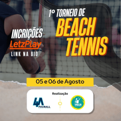 1º TORNEIO DE BEACH TENNIS - 4ALL BEACH SPORTS - Masculino C/D