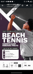 16°  Campeonato de Beach Tennis OAB CAASP 2023 - Etapa Ribeirão Preto - Mista