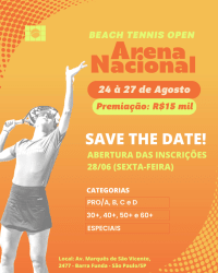 Beach Tennis Open Arena Nacional  - Mista C