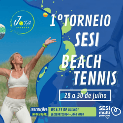 1º Torneio Sesi de Beach Tennis - Mista Iniciante