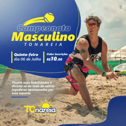 TORNEIO TONAREIA 2023 MASCULINO PRIMEIRA ETAPA - MASCULINO 