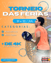 TORNEIO DAS FÉRIAS (Mista Open) - Mista Open