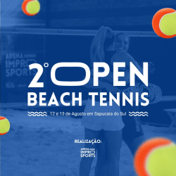2° Open de Beach Tennis - Arena Impro Sports - Dupla Feminino - C