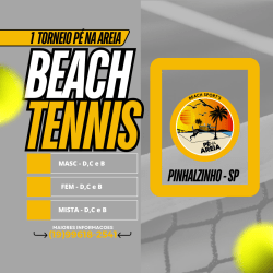 1 torneio pe na areia beach tennis