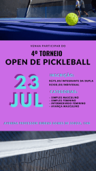 4º OPEN DE PICKLEBALL  - Avançado Masculino 