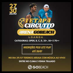 Circuito Arena GoBeach Loanda 🎾 I etapa - Mista C