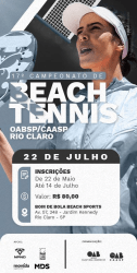 17º Campeonato de Beach Tennis OAB CAASP 2023 - Etapa Rio Claro - Masculino