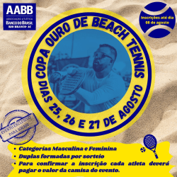 COPA OURO DE BEACH TENNIS AABB.