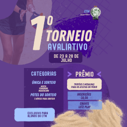 1o Torneio Avaliativo 2023 - Categoria Geral 