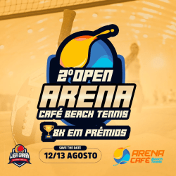 2º OPEN ARENA CAFÉ DE BEACH TENNIS - DUPLA MASCULINA OPEN