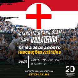 CIRCUITO GRAND SLAM BIOTENIS ETAPA INGLATERRA - 5ª classe