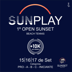 SUNPLAY - 1º OPEN SUNSET BEACH TENNIS - Feminino Iniciante
