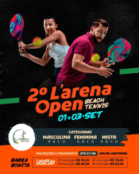 2º L'ARENA OPEN DE BEACH TENNIS - FEMININA D