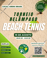 Torneio Relâmpago de Beach Tennis - MASCULINO A