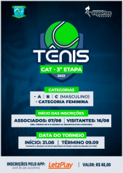 3ª Etapa CAT Tênis  - Fem