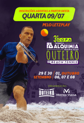 3ª Copa Farmacia Alquimia Manipulação Outeiro de Beach Tennis  - Categoria Open Masculina