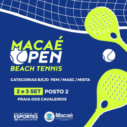 1º MACAÉ OPEN DE BEACH TENNIS - CATEGORIA  B  FEMININA