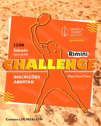 TORNEIO CHALLENGE BEACH TENNIS POR CLÍNICA DERMATOLÓGICA DANIELA FERRO