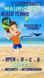 I Campeonato Mauricinho de Beach Tennis Casa da Serra Tiradentes - Mista Iniciante