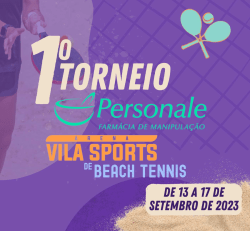 1º TORNEIO PERSONALE E ARENA VILA SPORTS DE BEACH TENNIS - CATEGORIA MISTA C