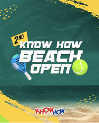 2nd KNOW HOW BEACH OPEN  - Misto A/B 