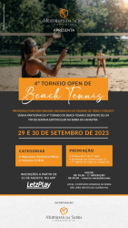 4 Torneio Open de Beach Tennis - Complexo Moradas da Serra - Misto C