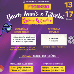 1º TORNEIO GRÊMIO RECREATIVO - MASCULINO D (INICIANTE)