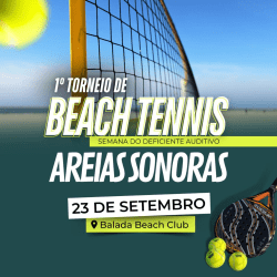 1º Torneio de Beach Tennis da Semana do Deficiente Auditivo - Masculina B