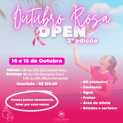 Outubro Rosa LifeClub OPEN - Mista Iniciante 