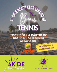 3º OPEN SICREDI de Beach Tennis - 40+ Masculino