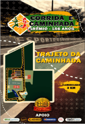 CORRIDA E CAMINHADA GRÊMIO 156 Anos - CAMINHADA 3KM