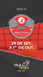 2º SPORT FORMA OPEN DE TÊNIS - MASCULINO INICIANTE