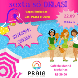 SEXTA SÓ DELAS - FEMININA PRATA