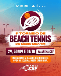 I torneio de Beach Tennis do Médio Mearim (ARENA CSF) - Mista