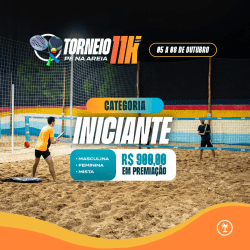 TORNEIO 11K PÉ NA AREIA GRT - FEMININA INICIANTE