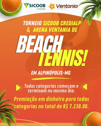 2º Torneio Sicoob Credialp de Beach Tennis - Mista D