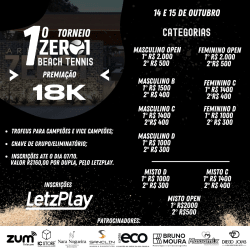 1º Torneio ZERO1 - Masculino Open