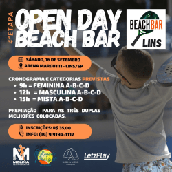 Open Day Beach Bar Lins