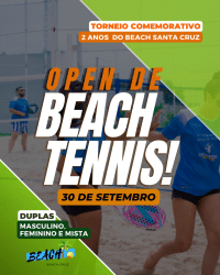 Torneio Comemorativo 2 ANOS do Beach Santa  Cruz - Masculino Open