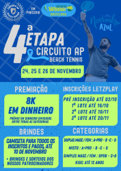 4ª ETAPA CIRCUITO AP - by ARENA WINNER (Americana- SP)