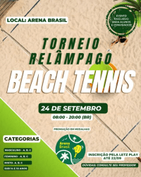 Torneio Relâmpago de Beach Tennis - Mista B