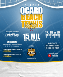 1º Open QCARD de Beachtennis - Arena Bronx - Série B - Misto