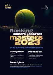 Ranking Sumaré Esportes - Masters 2023 - Avançado Super Masters