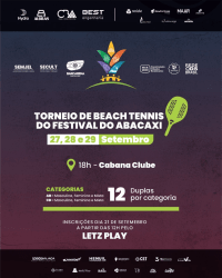 TORNEIO DE BEACH TENNIS-ABACAXI  - MISTA C/D