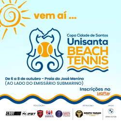 CBBT/FPBT 100 - COPA CIDADE DE SANTOS UNISANTA BEACH TENNIS - Dupla Masculino Profissional