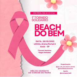 1º TORNEIO SOLIDARIO - BEACH DO BEM - EM PROL DA  A.V.C.C.A - A/B